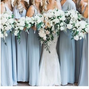 Show me your mummu Wrap bridesmaids dress